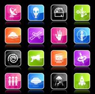 Ubergloss Icons - Alien Contact