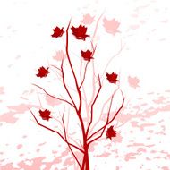Grunge floral background N36