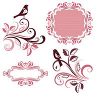 Foliage swirls and Decorative Frames
