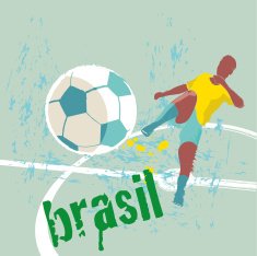 Graffiti soccer player free image download