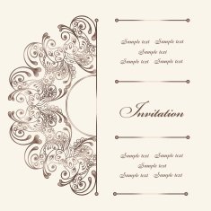 Wedding Invitation Card N144