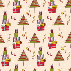 vector christmas seamless pattern