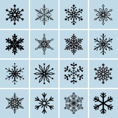 Snowflake icons N5