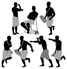 Life guard in action