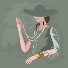 Woman in bonnet N2