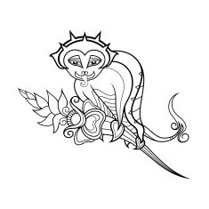 Vector Decorative Gargoyle N2