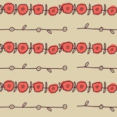 ornament seamless of floral graphic design elements N24