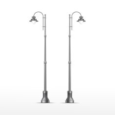 Vector Street Lamp Isolated on White Background N5