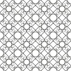 wrought iron pattern N10