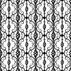 wrought iron pattern N13