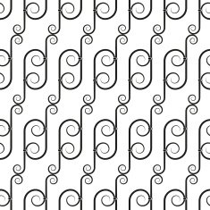 wrought iron pattern N15