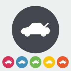 Car flat icon N12
