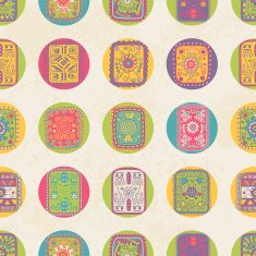 Seamless pattern with ethnic ornament N2