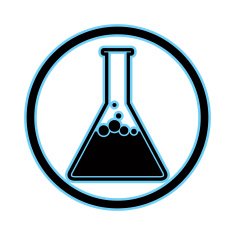 Chemical flask icon N2