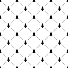 Vector seamless pattern tree