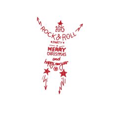 Santa Claus abstract isolated on a white backgrounds vector illustration N10