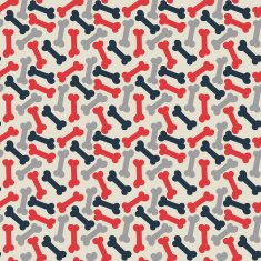 Seamless pattern with Bone N2