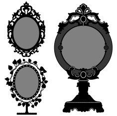 Mirror Ornate Vintage Retro