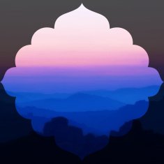 Sunrise in the mountains landscape N3