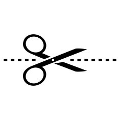 vector scissors icon