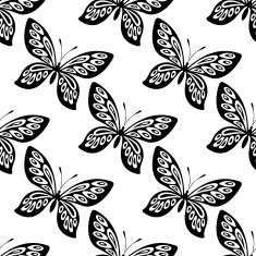 Butterfly seamless pattern N32