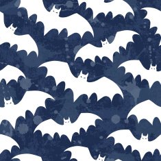 Seamless background with bats N16