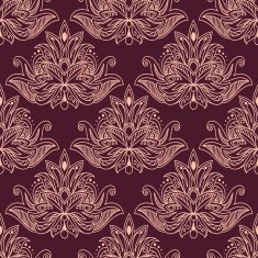 Persian seamless floral pattern