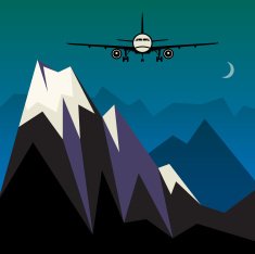 Travel or Air Cargo abstract N2