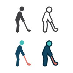 Golfer Icon
