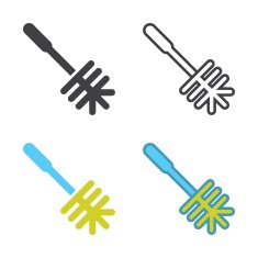 Toilet Brush Icon