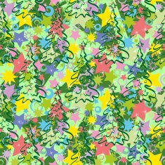 Seamless pattern with Christmas trees N24