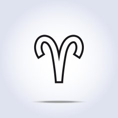 Aries icon Vector illustration N2