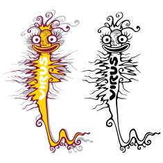 Virus Caricature N4