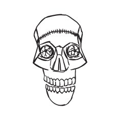 Hand drawn Halloween illustration N4