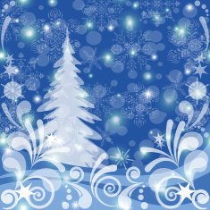 Christmas background winter forest N3