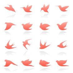 Birds Elements for design
