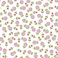 Seamless background from small pink flowers N2