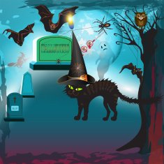Halloween night background N22