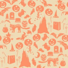 Halloween seamless pattern N77