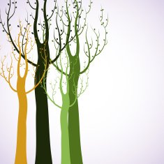 Decorative trees background N5