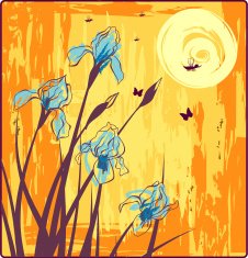 Floral background N1178