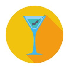 Martini single icon N5