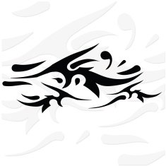 silhouette of tattoo N2