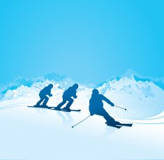 Ski Silhouettes N5