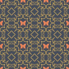 Damask seamless pattern N606