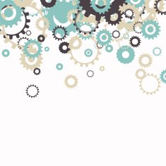 Vector Abstract Cog Wheels N6