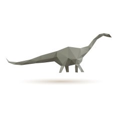 Dinosaur abstract isolated on a white backgrounds vector illustration N4