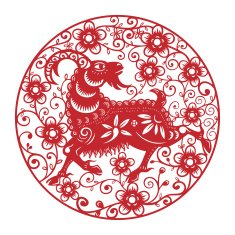 Papercut Goat N2