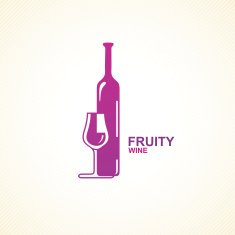 Stylized wine icon N2
