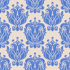 vintage blue natural abstract pattern